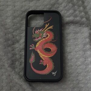 Wildflowers Red and Yellow Dragon Phone Case